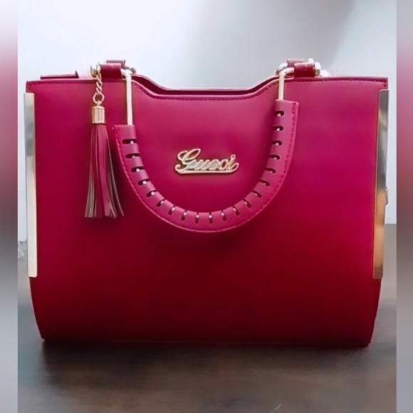 Handbags - Pink guadi handbag for women